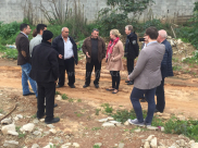  بالصور: وفد من البرلمانيين السويديين في زيارة لمدينة الرملة وقرية دهمش